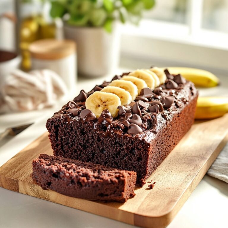 Indulgent Double Chocolate Banana Bread Recipe