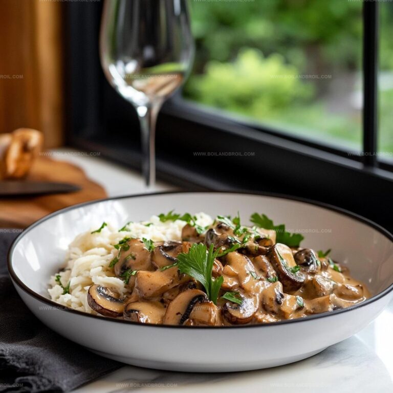 Creamy Mushroom Stroganoff Recipe