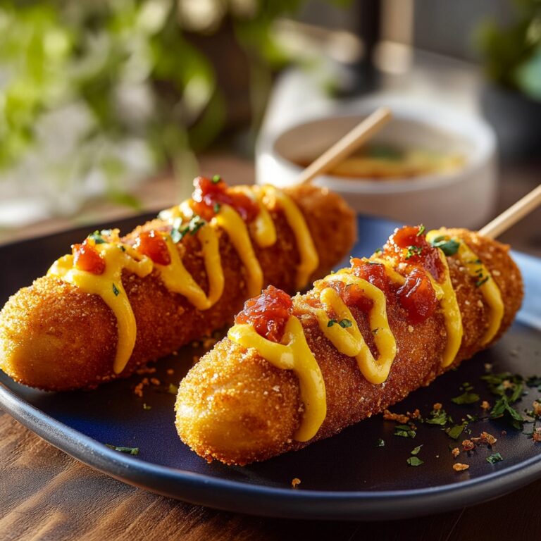 Crispy Homemade Corn Dogs Recipe