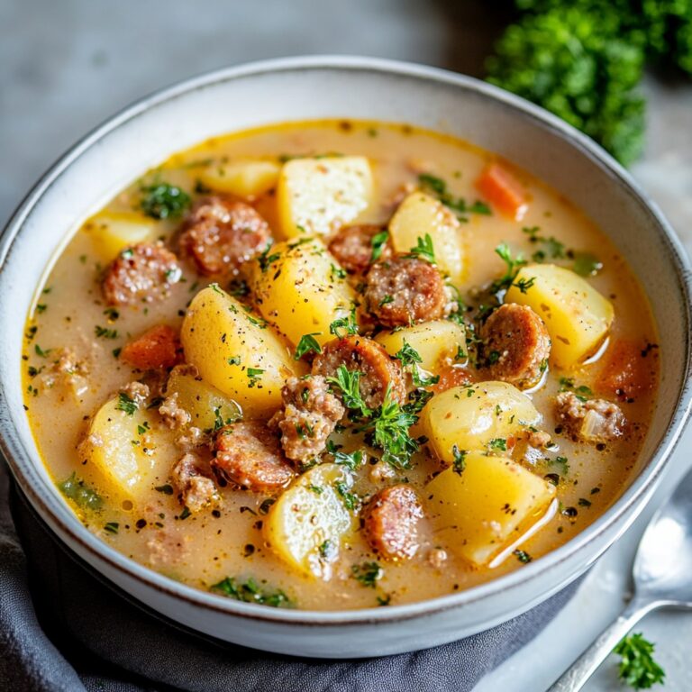 Comforting Potato Sausage Chowder Recipe
