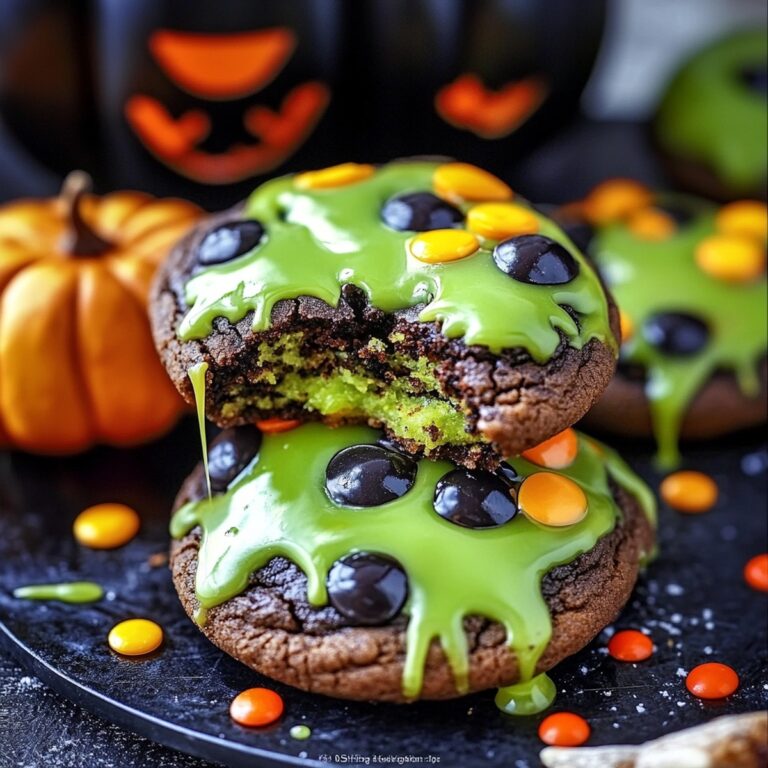 Slime-Filled Halloween Cookies Recipe
