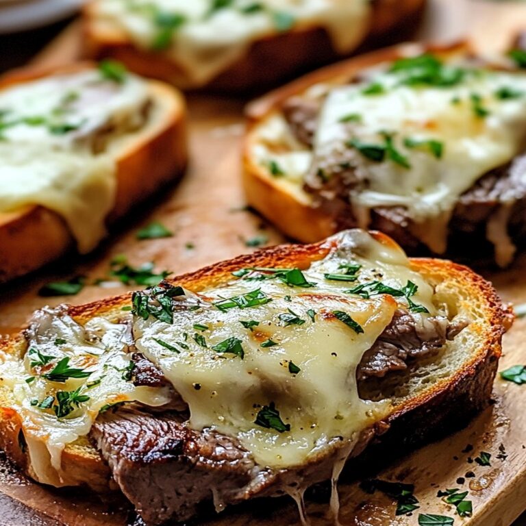 Steak Garlic Cheese Bread Recipe
