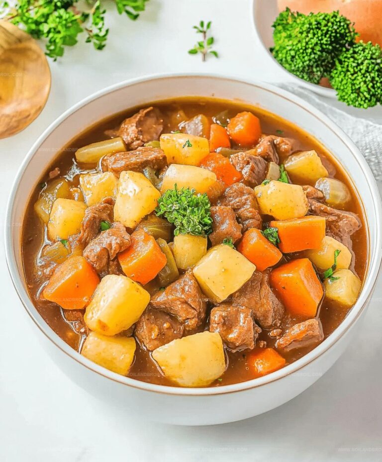 Old Fashioned Beef Stew Recipe