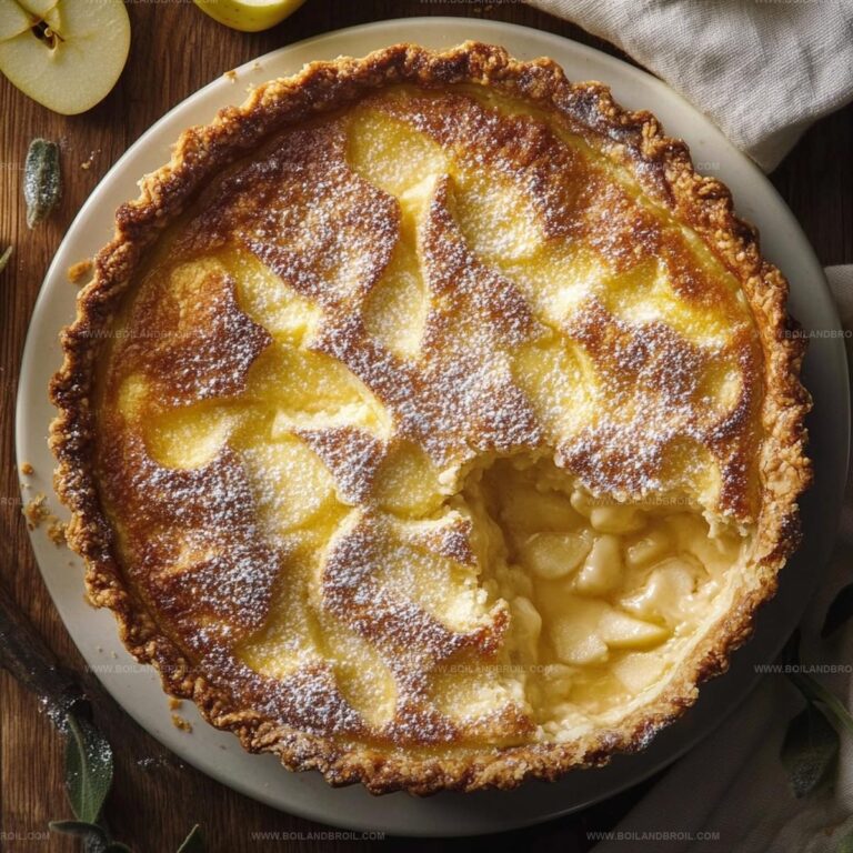 Apple and Custard Impossible Pie Recipe