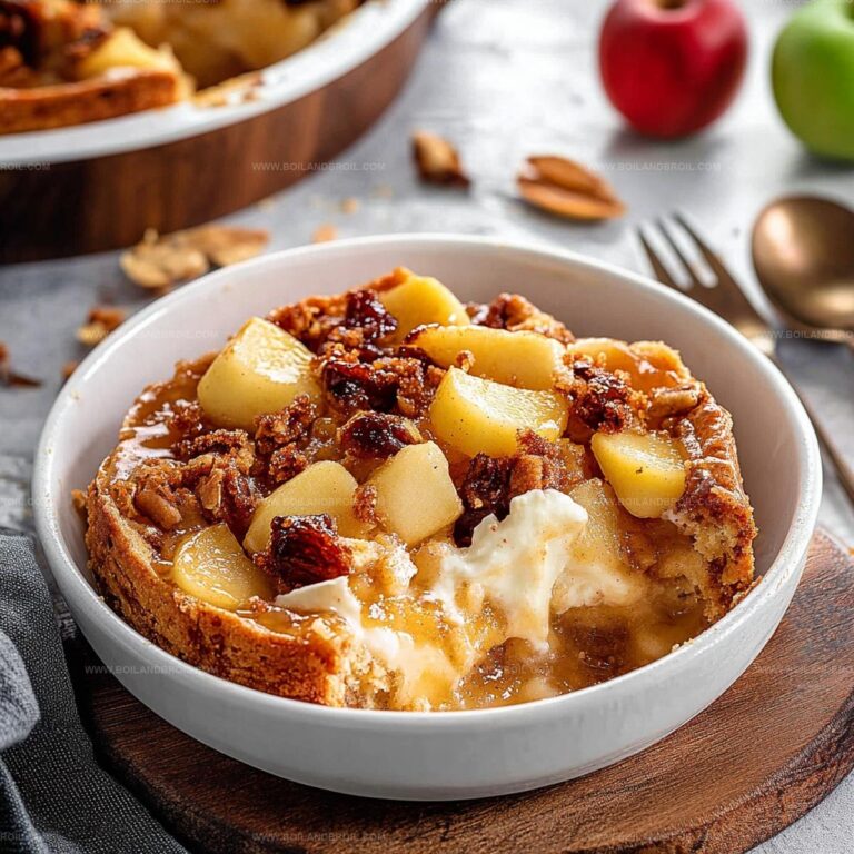 Apple Pie Bread Pudding Delight Recipe