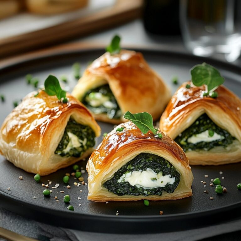 Cheesy Spinach Puffs Recipe