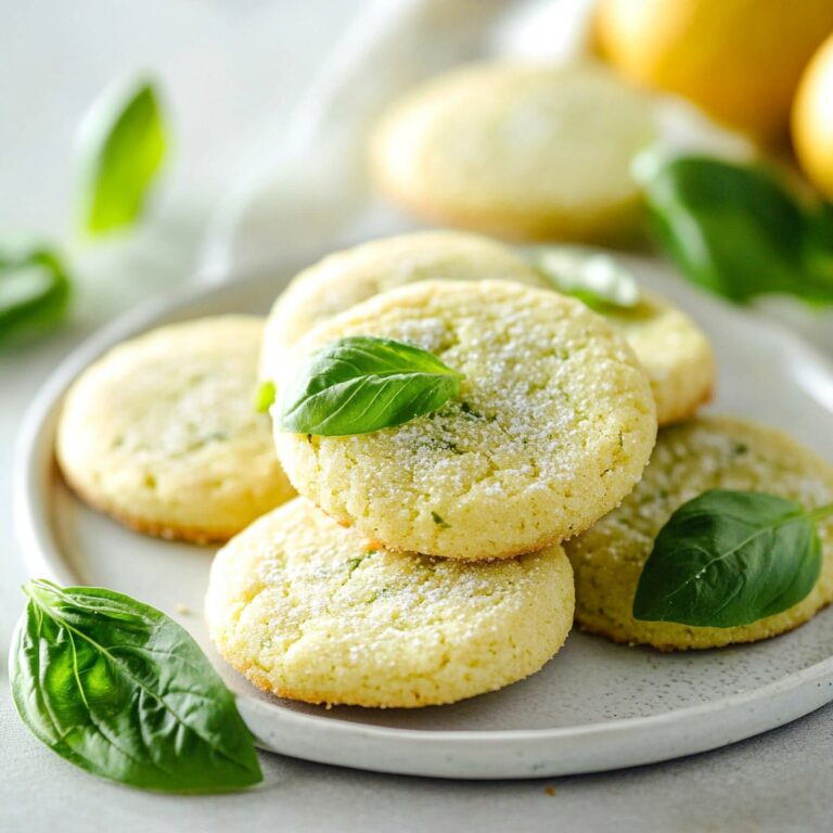 Lemon Basil Cookies Recipe