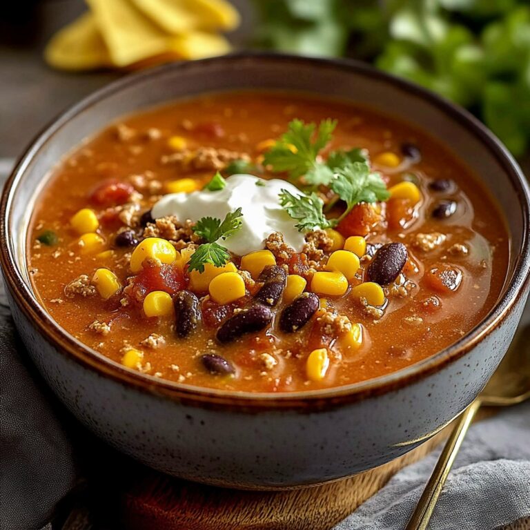 Easy & Creamy Taco Soup Recipe