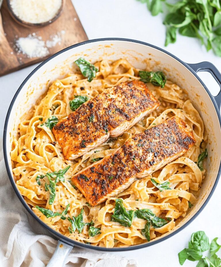 Cajun Salmon Pasta Recipe