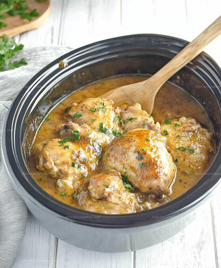 Slow Cooker Honey Mustard Chicken Thighs (Gluten-Free) Recipe
