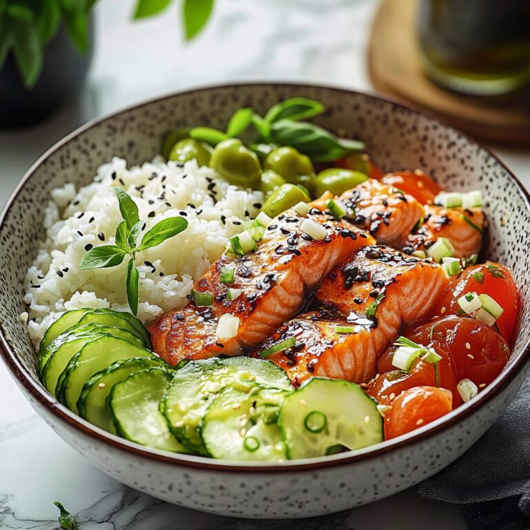 Mediterranean Salmon Bowl Recipe