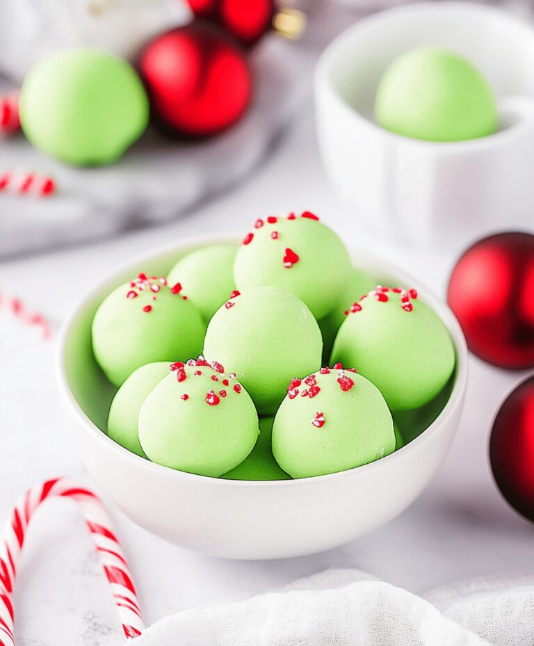 Grinch Christmas Truffles Recipe