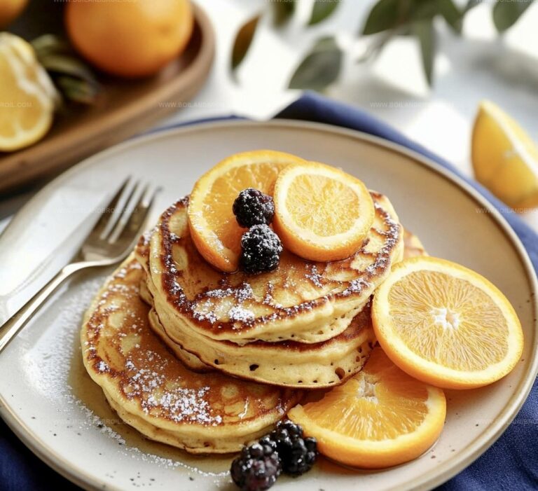 Citrus Cinnamon Pancakes Recipe