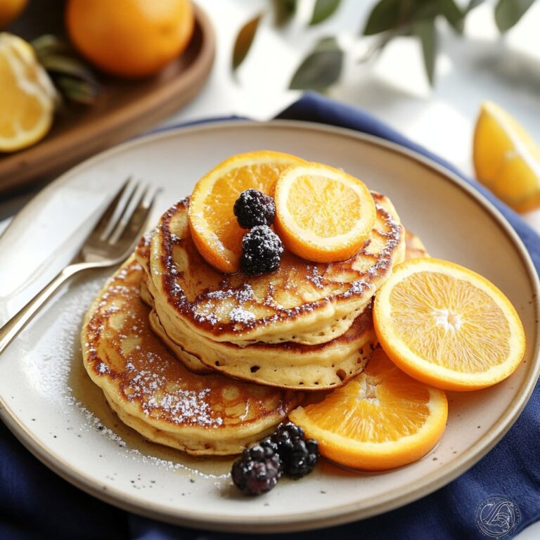 Citrus Cinnamon Pancakes Recipe