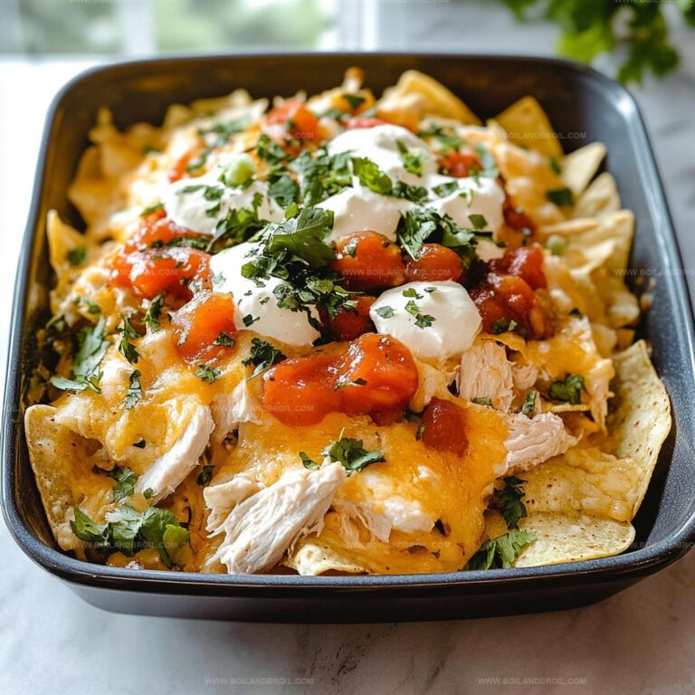 Crockpot Creamy Chicken Nachos Recipe