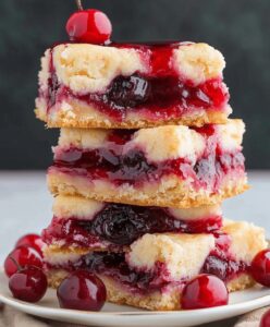 Christmas Cherry Bars Recipe