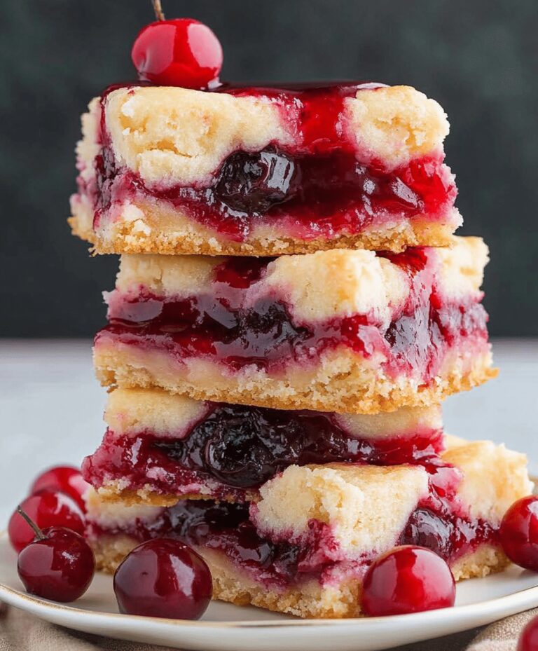 Christmas Cherry Bars Recipe