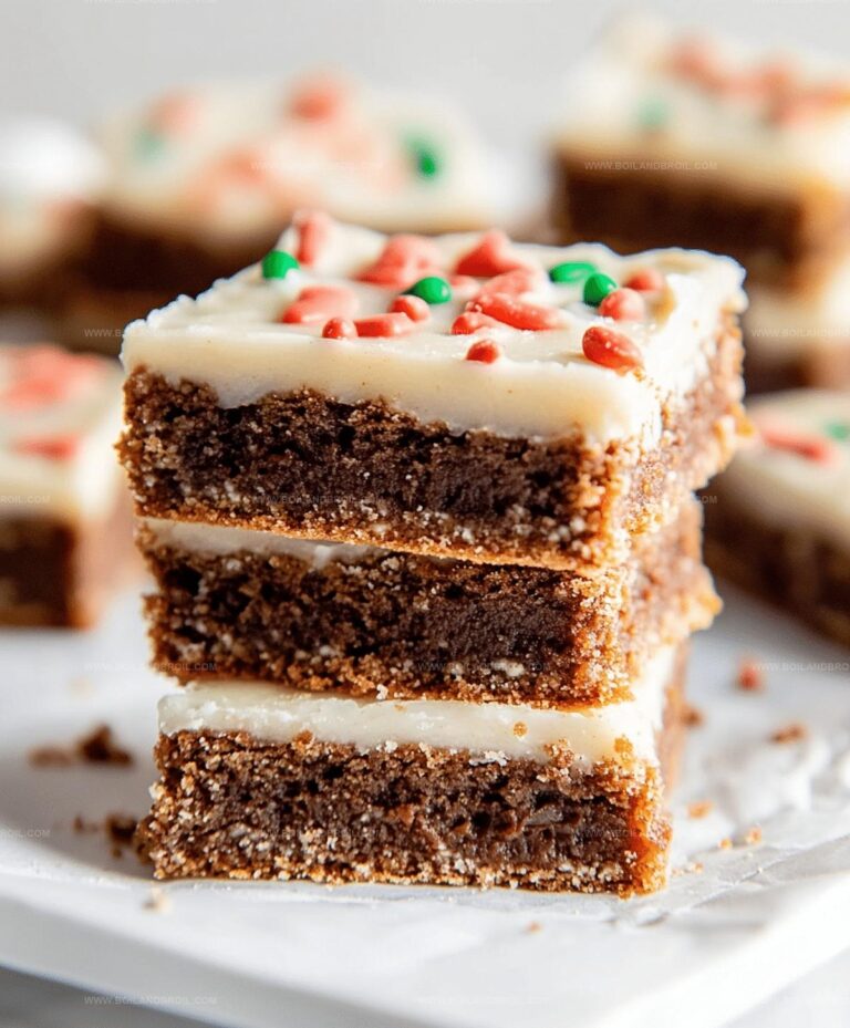 Gingerbread Cookie Bars Recipe