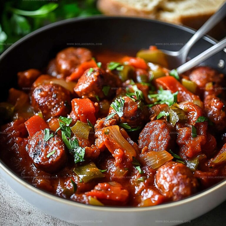 Easy Sausage Cacciatore Recipe