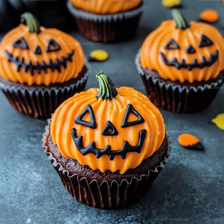 Jack-o-Lantern Cupcakes Recipe