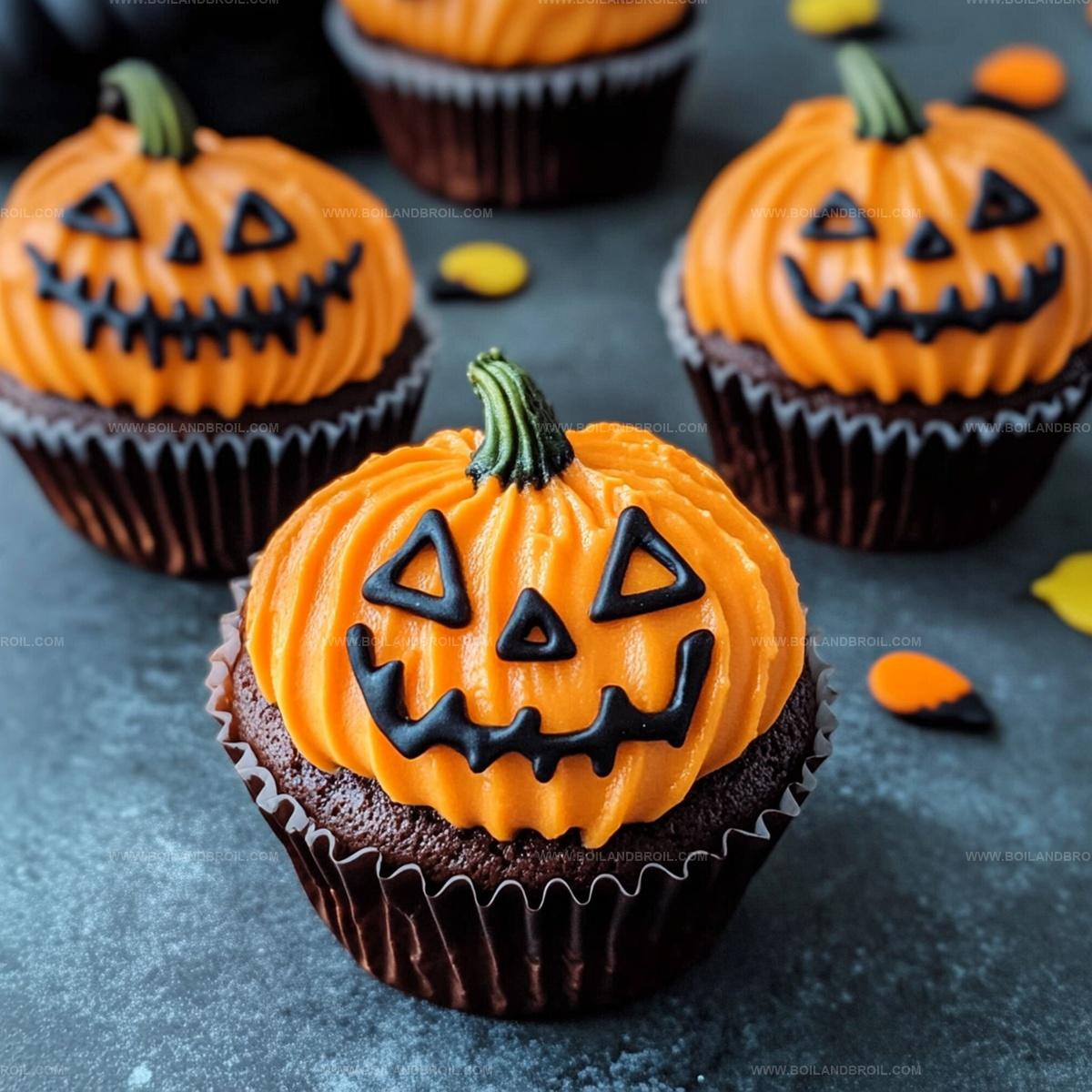 Jack-o-Lantern Cupcakes Recipe