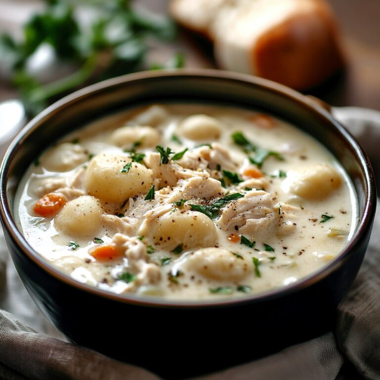 Creamy Chicken Gnocchi Soup Recipe
