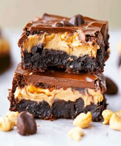 Outrageous Snickers Brownies Recipe