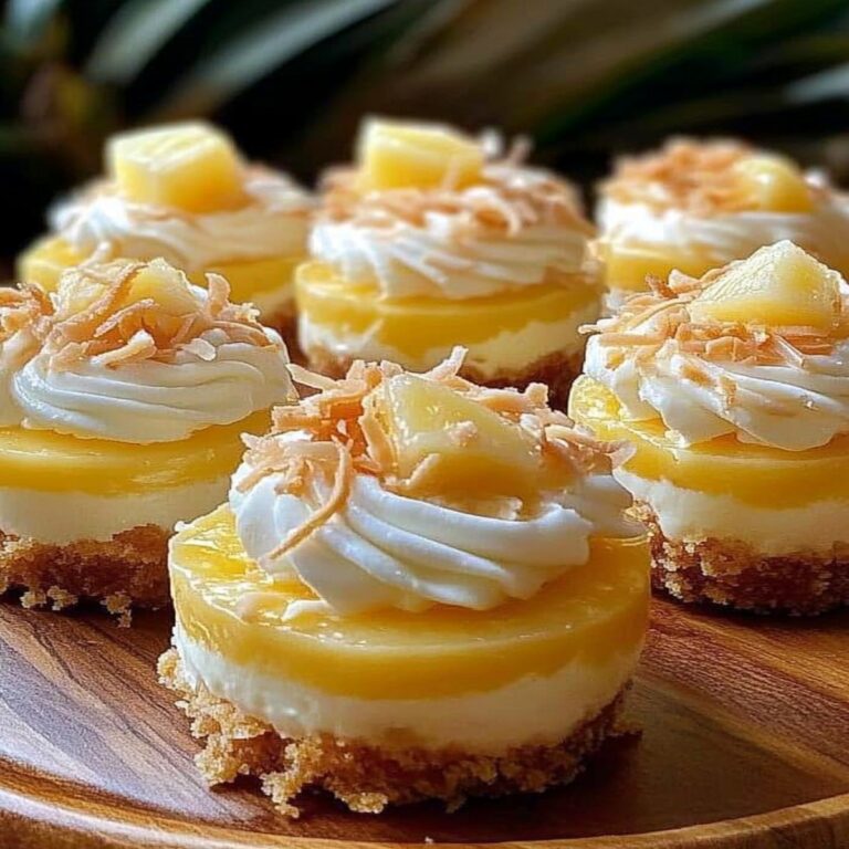 Mini Pineapple Condensed Coconut Milk Cheesecakes Recipe
