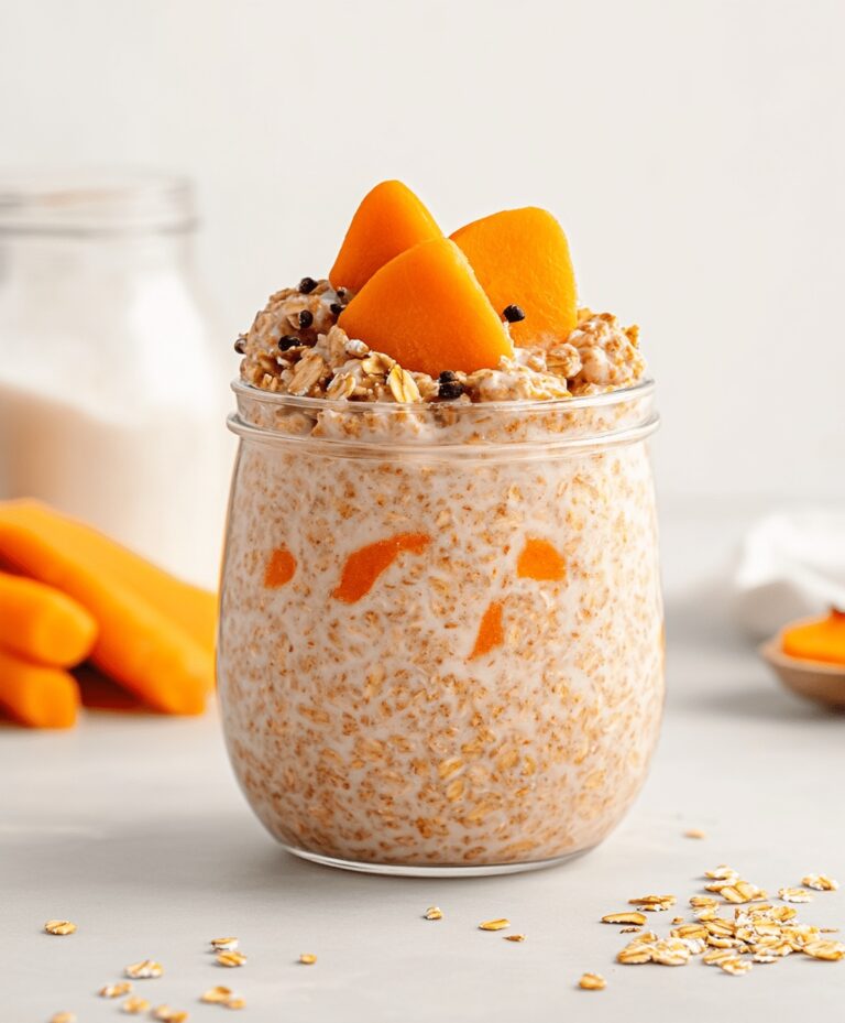 Carrot Cake Overnight Oats Recipe