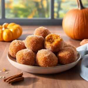 Delicious Baked Pumpkin Donut Holes Recipe