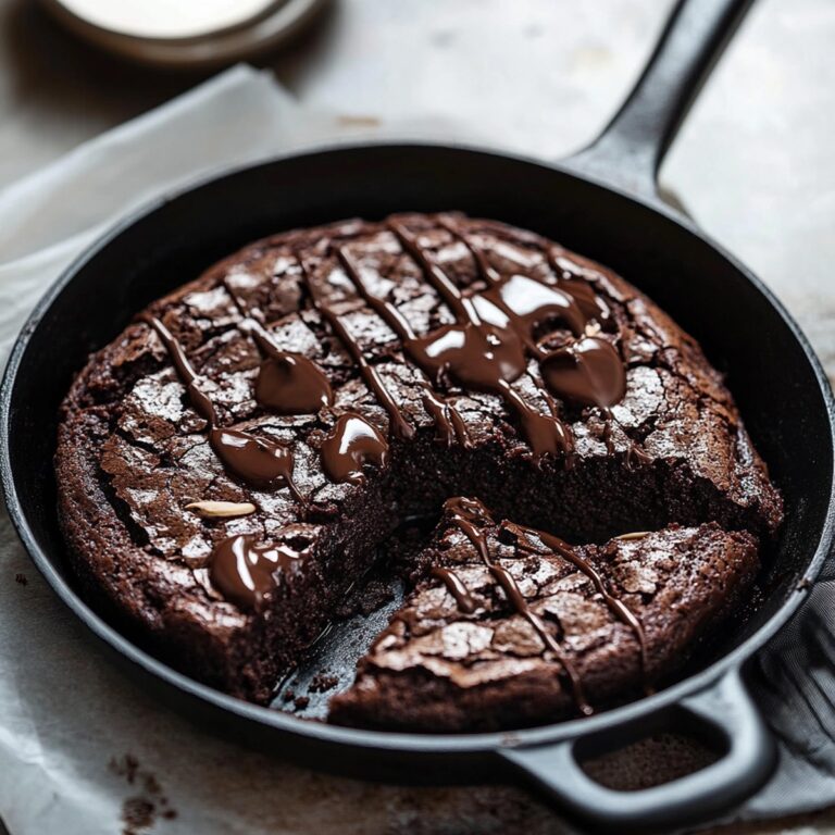 Small Batch Skillet Brownie Bliss Recipe