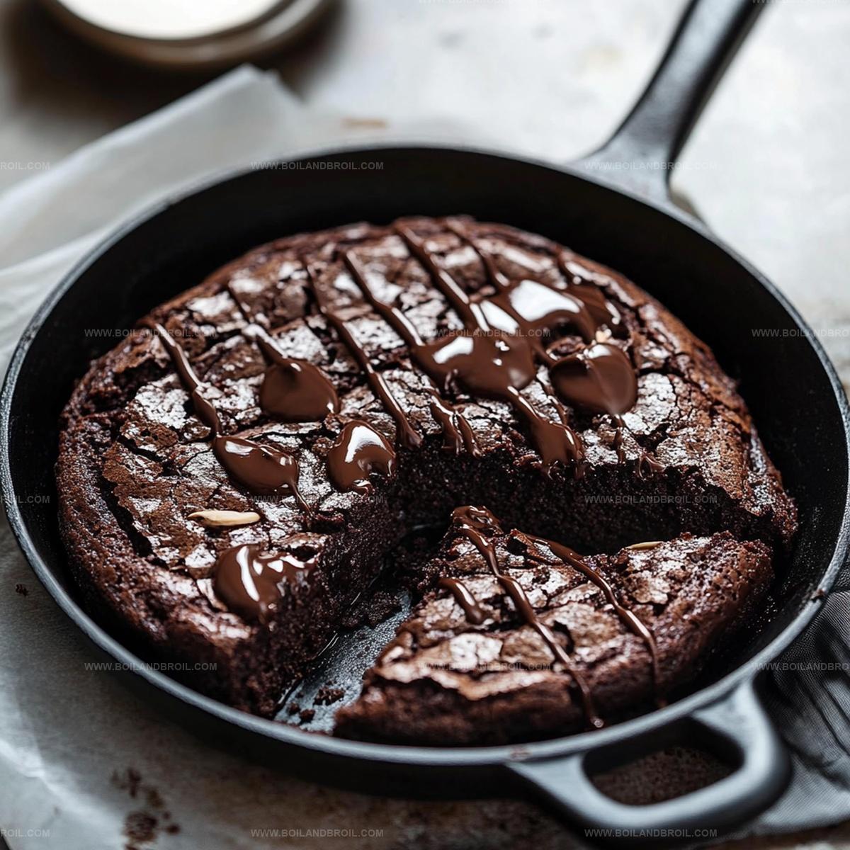 Small Batch Skillet Brownie Bliss Recipe