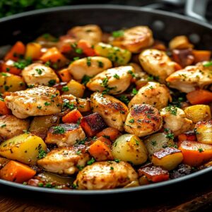 Chicken and Vegetables Skillet Recipe
