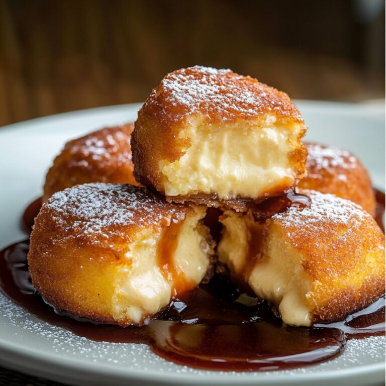 Crispy Deep-Fried Cheesecake Bites Recipe