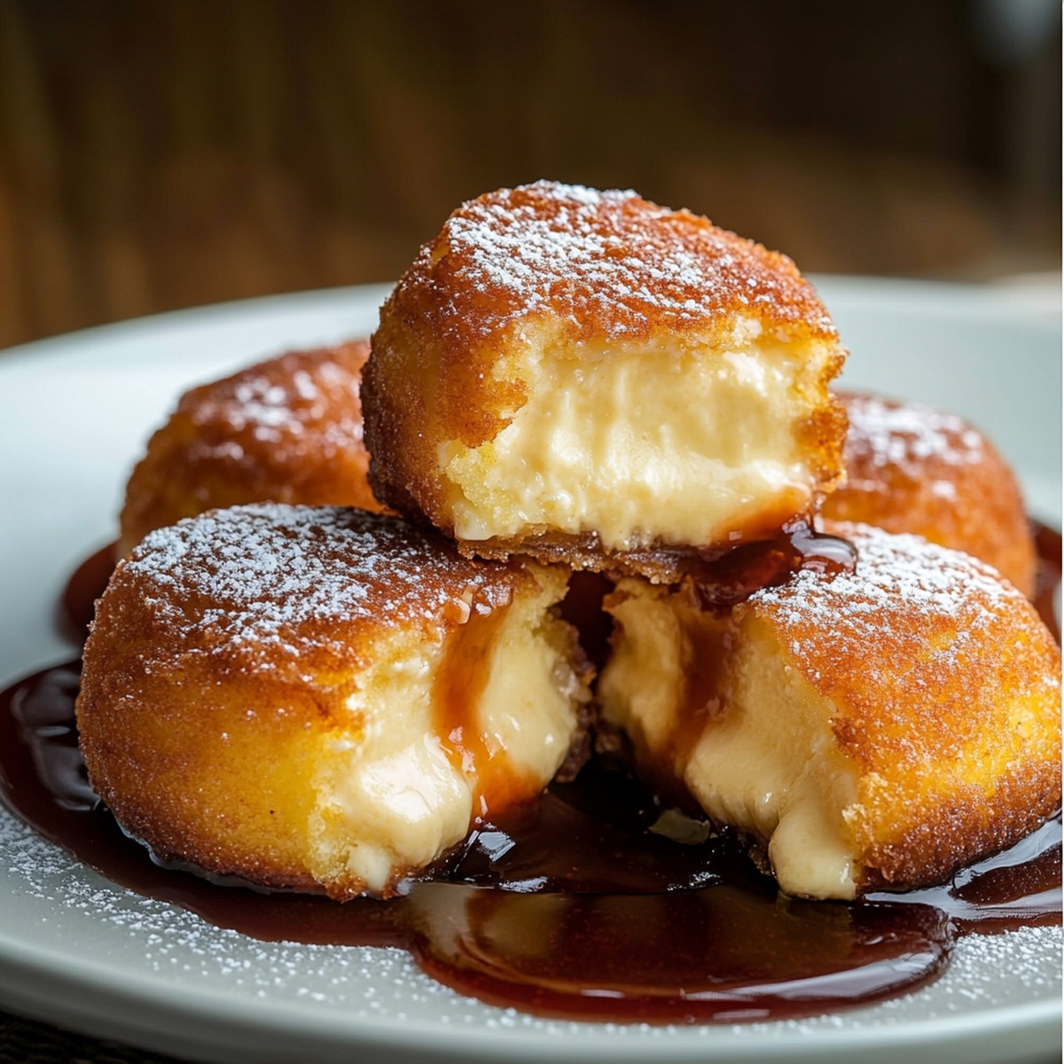 Crispy Deep-Fried Cheesecake Bites Recipe