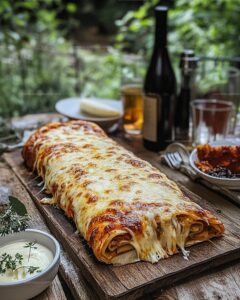 Tremendous Cheesy Pepperoni Stromboli Recipe