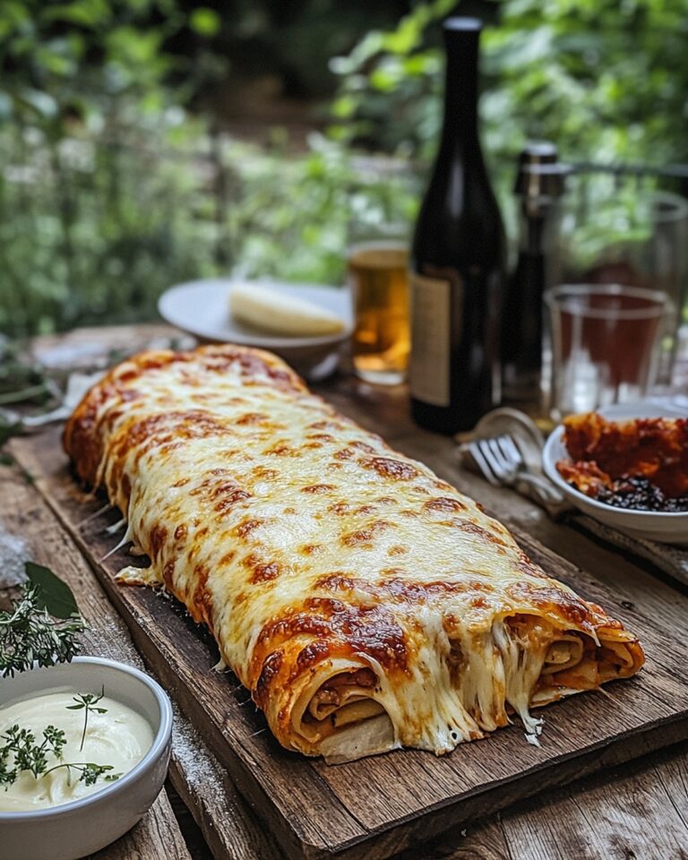 Tremendous Cheesy Pepperoni Stromboli Recipe