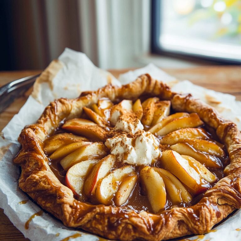 Rustic Caramel Apple Galette Recipe