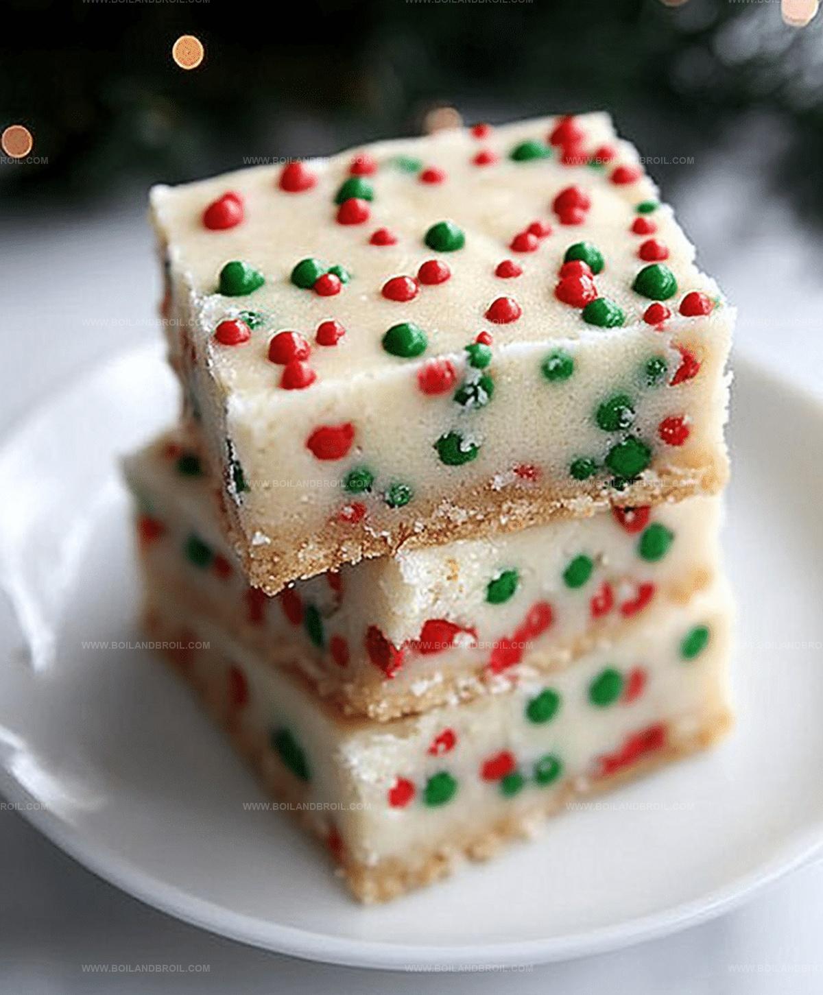 Christmas Sugar Cookie Bars Recipe