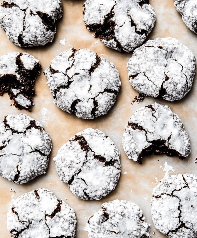 Christmas Crinkle Cookies Recipe