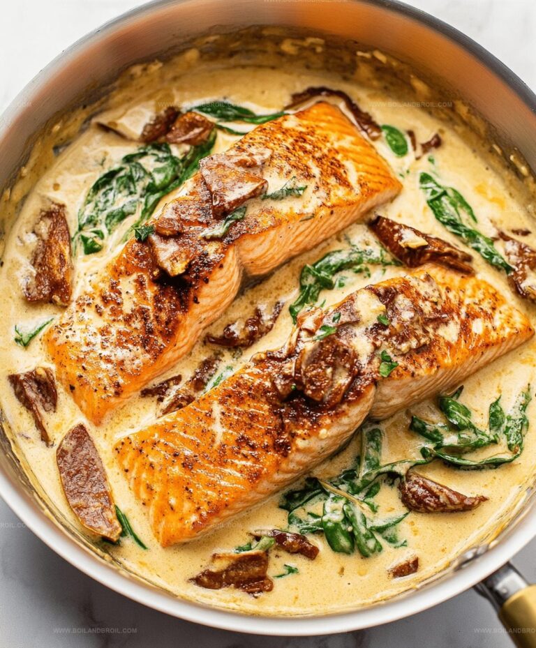 Creamy Tuscan Salmon Recipe