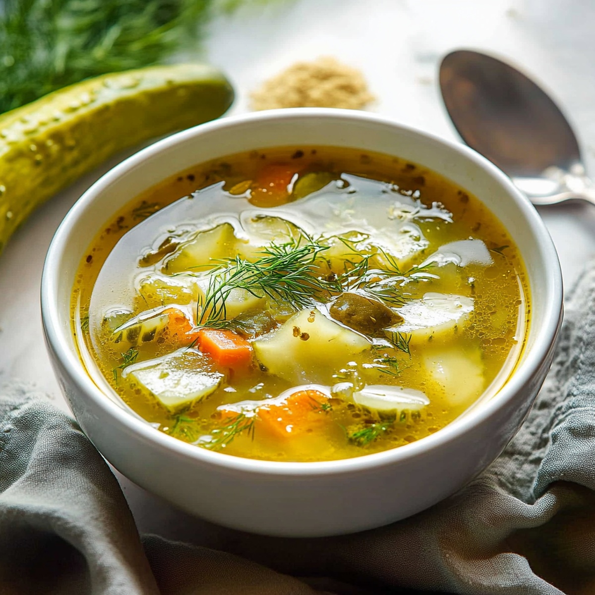 Creamy Dill Pickle Soup Recipe