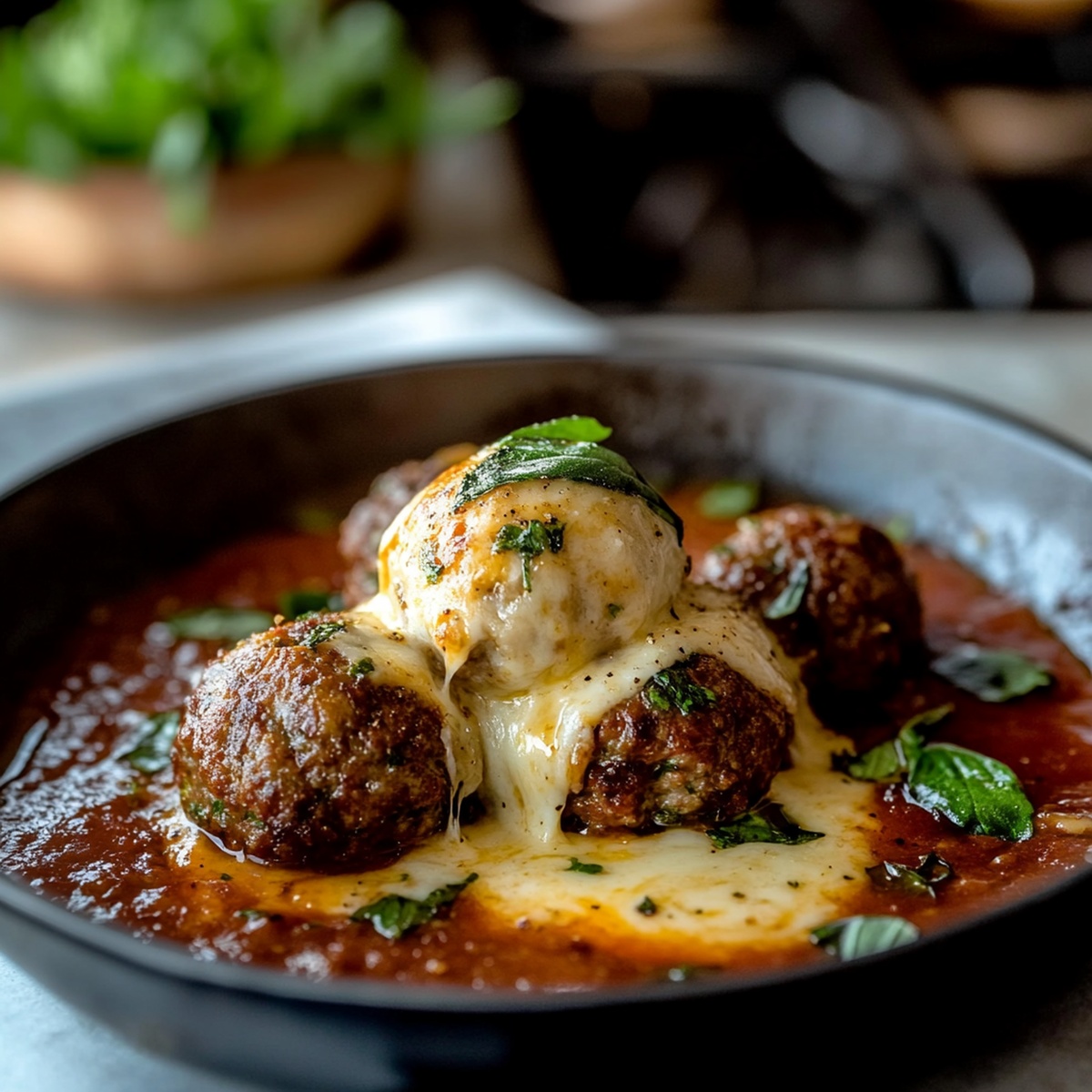 Mozzarella Meatballs Recipe
