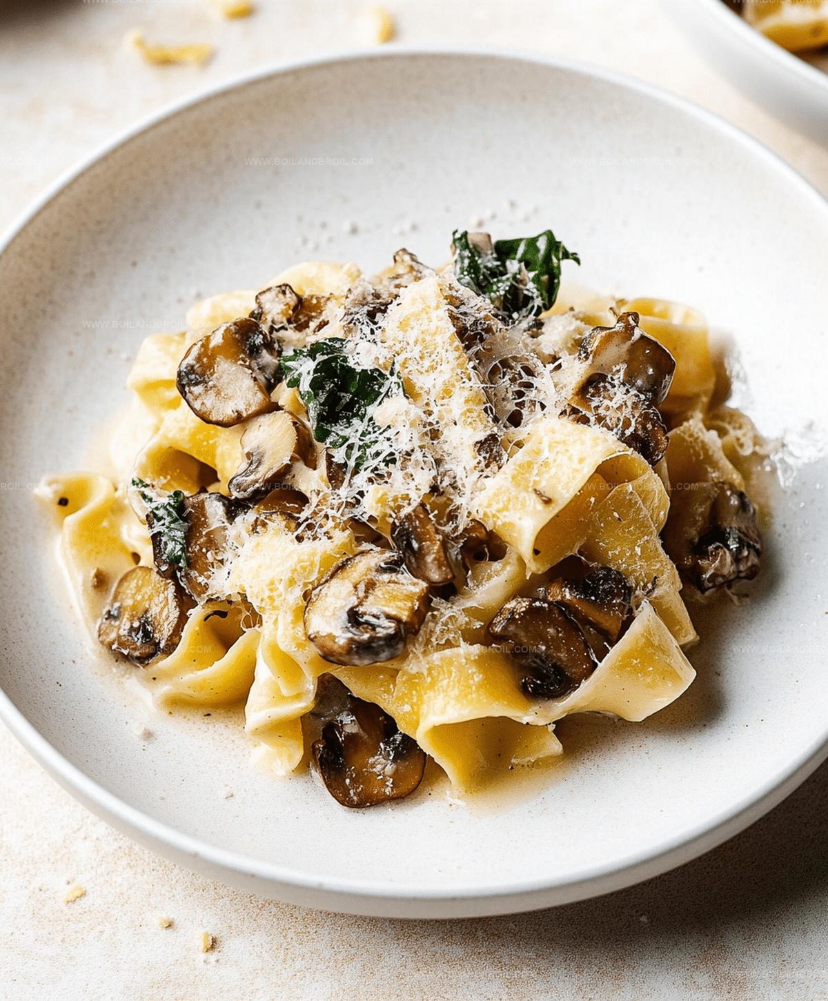 Garlic Mushroom Pasta Recipe
