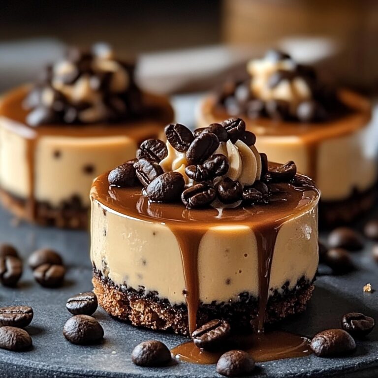 Delicious Mini Coffee Cheesecakes Recipe