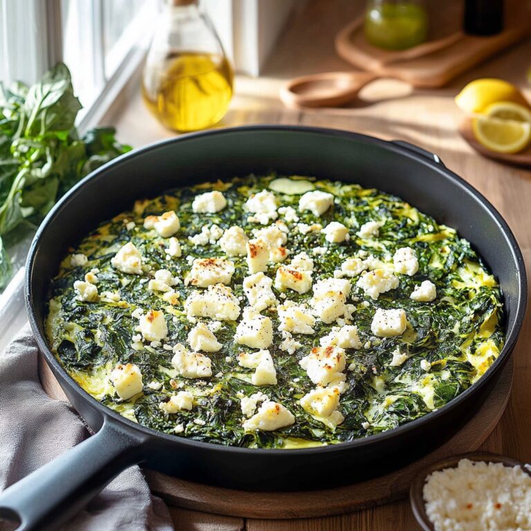 Feta Spinach Casserole Delight Recipe