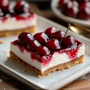 Cherry Cheesecake Bars Recipe