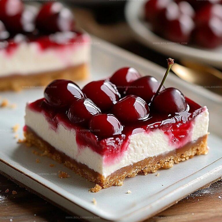 Cherry Cheesecake Bars Recipe