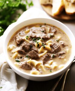 Beef Stroganoff Soup Recipe