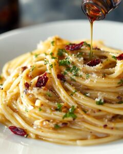 Caramelized Onion Pasta with Chilli Oil Recipe